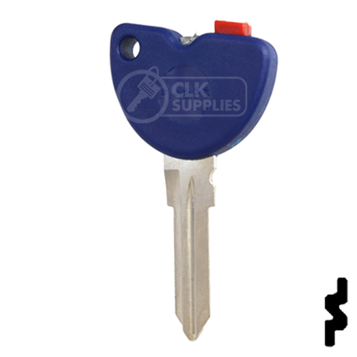 Transponder Key Shell | Vespa | GT15RDT5-SHELL Automotive Key JMA USA
