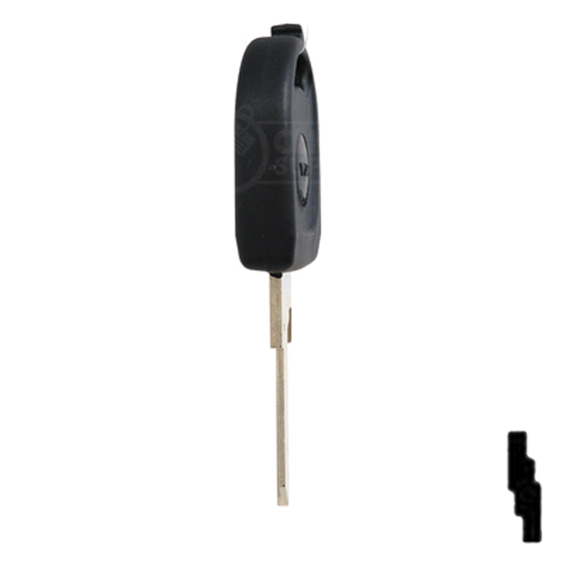 Transponder Key Shell | Volkswagon | TP00VO-2-P Automotive Key JMA USA