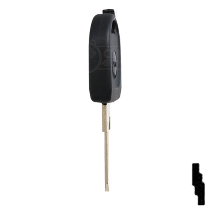 Transponder Key Shell | Volkswagon | TP00VO-2-P Automotive Key JMA USA
