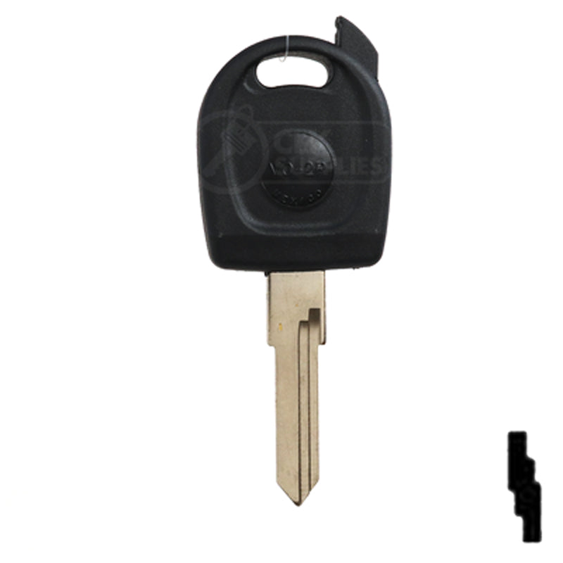 Transponder Key Shell | Volkswagon | TP00VO-2-P Automotive Key JMA USA