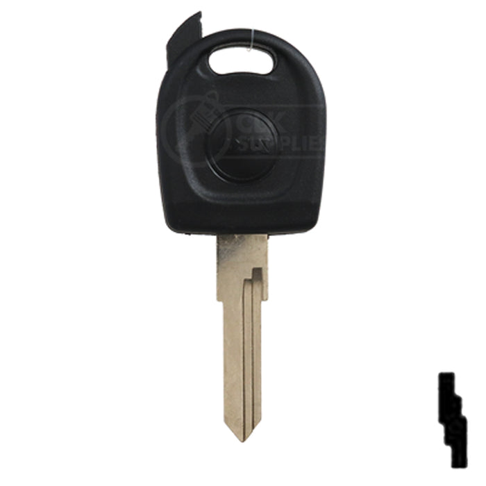 Transponder Key Shell | Volkswagon | TP00VO-2-P Automotive Key JMA USA