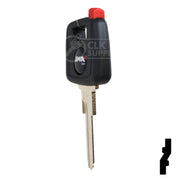 Transponder Key Shell | Volvo | TP00NE-18-P1 Automotive Key JMA USA