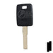 Transponder Key | Volkswagon, Audi | TP25HU-HAA-P Automotive Key JMA USA