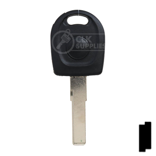 Transponder Key | Volkswagon | HU66T24 Automotive Key JMA USA