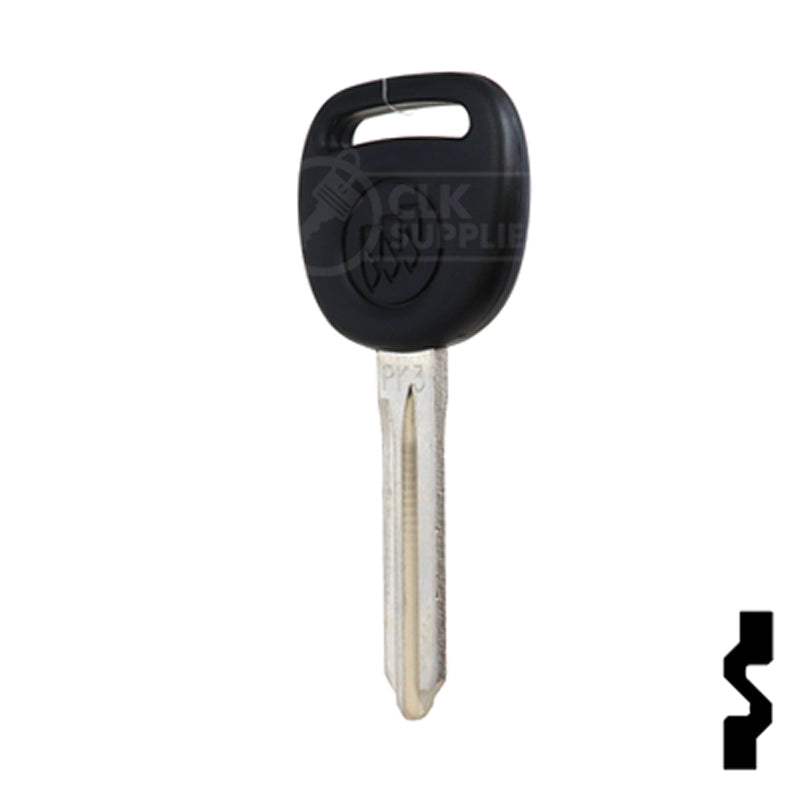 Transponder Key w/ Buick Logo | GM | B107, PT04PT Automotive Key Strattec
