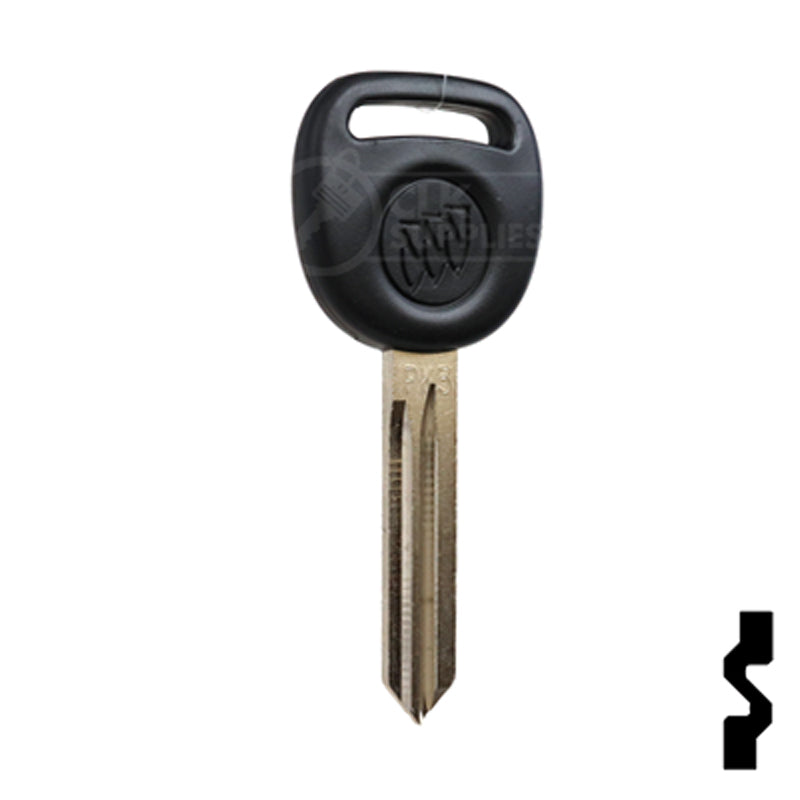 Transponder Key w/ Buick Logo | GM | B107, PT04PT Automotive Key Strattec