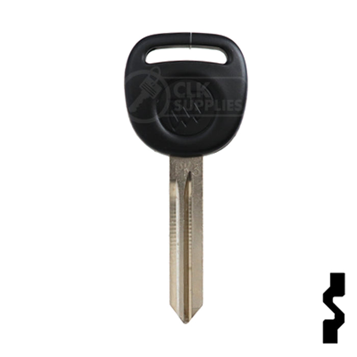 Transponder Key w/ Buick Logo | GM | B107, PT04PT Automotive Key Strattec