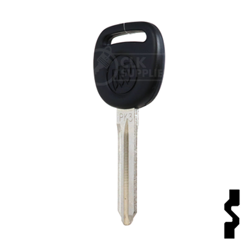 Transponder Key w/ Buick Logo | GM | B107, PT04PT Automotive Key Strattec