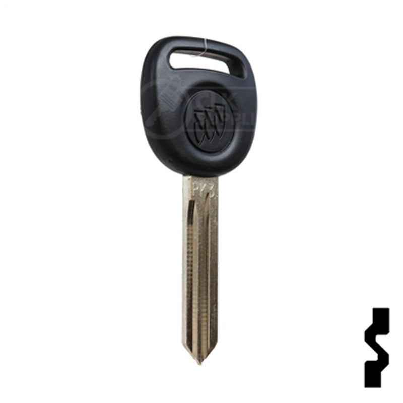 Transponder Key w/ Buick Logo | GM | B107, PT04PT Automotive Key Strattec