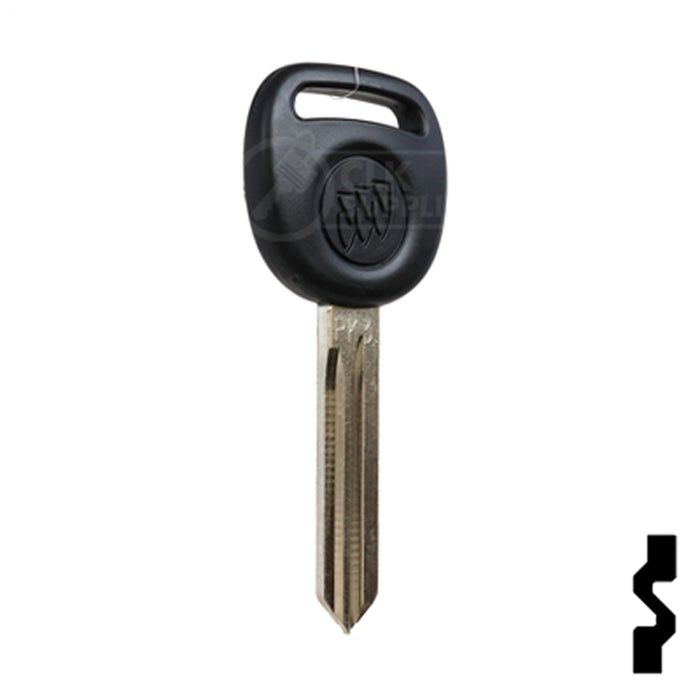 Transponder Key w/ Buick Logo | GM | B107, PT04PT Automotive Key Strattec