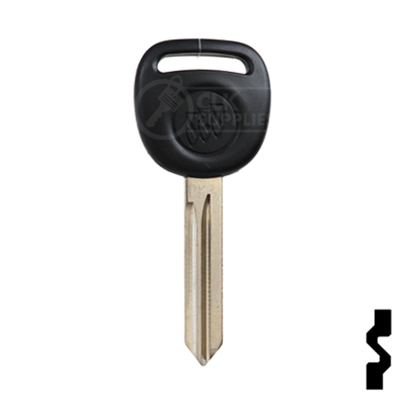 Transponder Key w/ Buick Logo | GM | B107, PT04PT Automotive Key Strattec