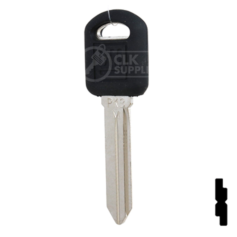 Transponder Key w/ GM Logo | GM | B103 Automotive Key Strattec