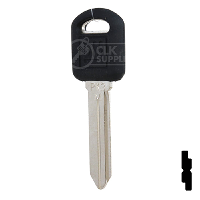 Transponder Key w/ GM Logo | GM | B103 Automotive Key Strattec