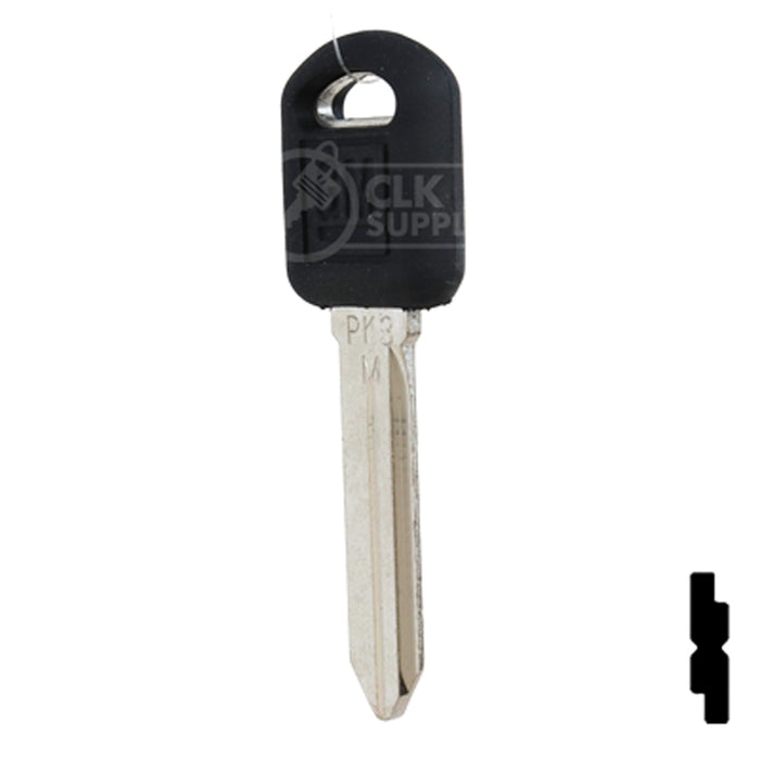 Transponder Key w/ GM Logo | GM | B103 Automotive Key Strattec