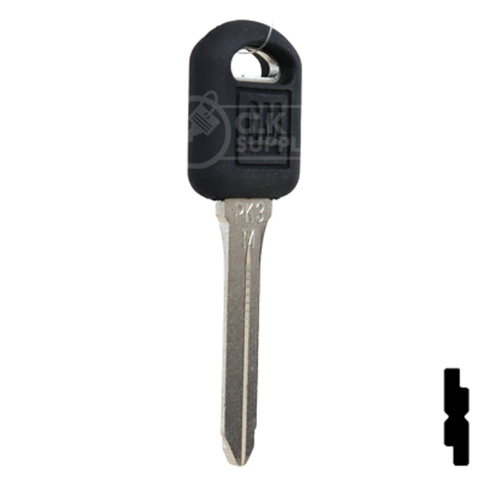 Transponder Key w/ GM Logo | GM | B103 Automotive Key Strattec