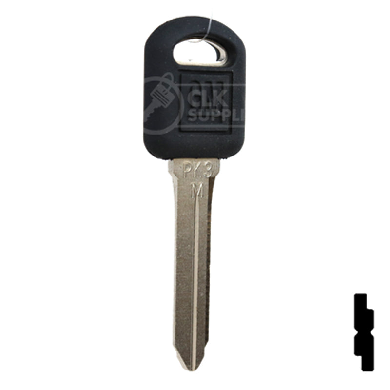 Transponder Key w/ GM Logo | GM | B103 Automotive Key Strattec