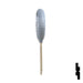 Uncut 4D-64 Chip Transponder Key | Chrysler | Y160PT Automotive Key Ilco