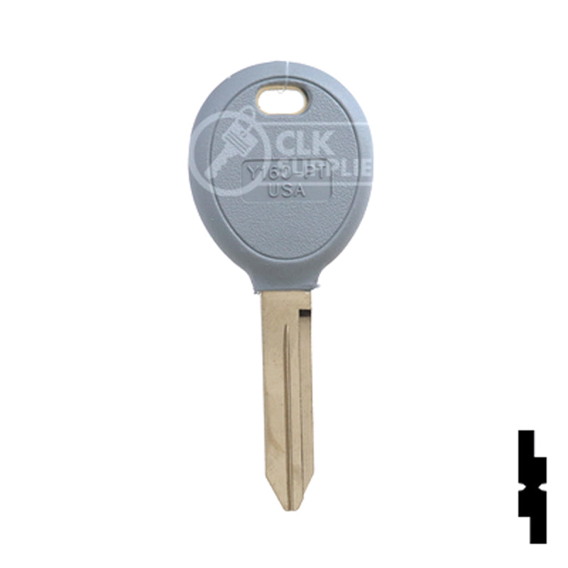 Uncut 4D-64 Chip Transponder Key | Chrysler | Y160PT Automotive Key Ilco