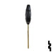 Uncut 4D Transponder Key | Nissan | NI02T Automotive Key Ilco