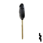 Uncut 4D Transponder Key | Nissan | NI02T Automotive Key Ilco