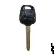 Uncut 4D Transponder Key | Nissan | NI02T Automotive Key Ilco
