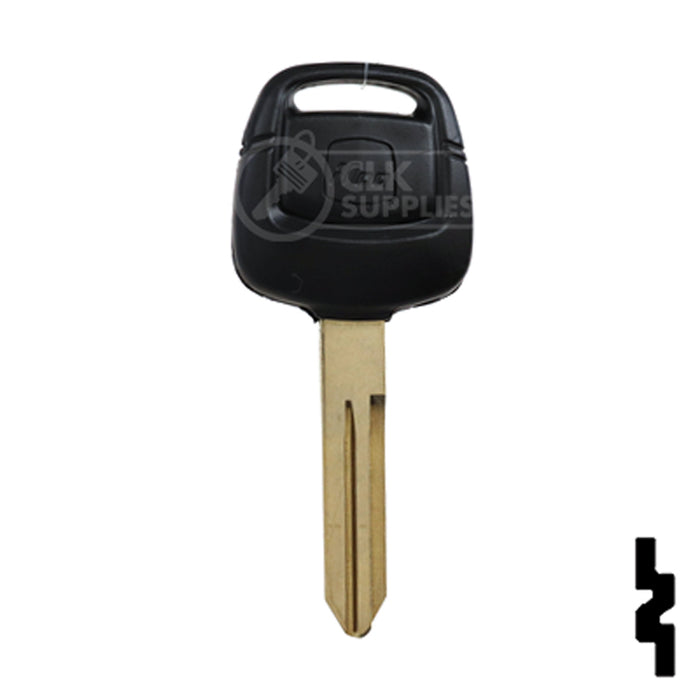 Uncut 4D Transponder Key | Nissan | NI02T Automotive Key Ilco