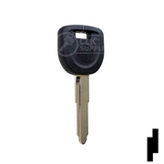 Uncut Can Transponder Key Blank | Mazda | MZ24RT17, MZ34-PT Automotive Key LockVoy