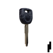 Uncut Can Transponder Key Blank | Mazda | MZ24RT17, MZ34-PT Automotive Key LockVoy