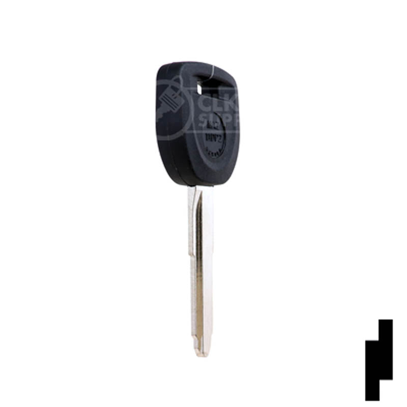 Uncut Can Transponder Key Blank | Mazda | MZ24RT17, MZ34-PT Automotive Key LockVoy