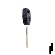 Uncut Can Transponder Key Blank | Mazda | MZ24RT17, MZ34-PT Automotive Key LockVoy