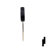 Uncut Can Transponder Key Blank | Mazda | MZ24RT17, MZ34-PT Automotive Key LockVoy