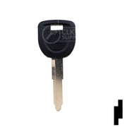 Uncut Can Transponder Key Blank | Mazda | MZ24RT17, MZ34-PT Automotive Key LockVoy