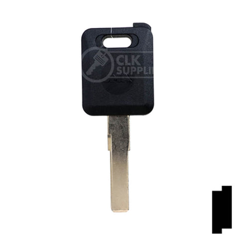 Uncut Chipless Key Blank | Audi, Porsche, Volkswagen | HU66AT5, HU66AT6