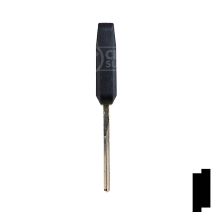 Uncut Chipless Key Blank | Audi, Porsche, Volkswagen | HU66AT5, HU66AT6 Automotive Key JMA USA