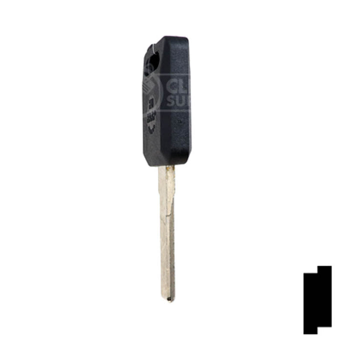 Uncut Chipless Key Blank | Audi, Porsche, Volkswagen | HU66AT5, HU66AT6 Automotive Key JMA USA