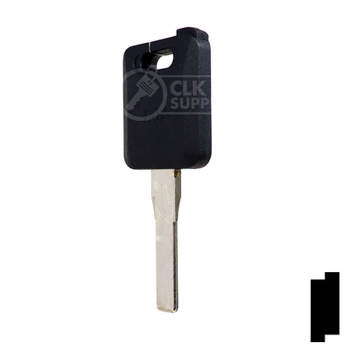 Uncut Chipless Key Blank | Audi, Porsche, Volkswagen | HU66AT5, HU66AT6 Automotive Key JMA USA