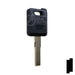 Uncut Chipless Key Blank | Audi, Porsche, Volkswagen | HU66AT5, HU66AT6 Automotive Key JMA USA