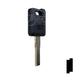 Uncut Chipless Key Blank | Audi, Porsche, Volkswagen | HU66AT5, HU66AT6 Automotive Key JMA USA