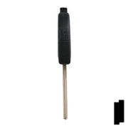 Uncut Chipless Key Blank | Audi, Volkswagen | HU66T5, HU66T6 Automotive Key JMA USA
