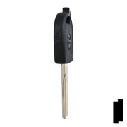 Uncut Chipless Key Blank | Audi, Volkswagen | HU66T5, HU66T6 Automotive Key JMA USA
