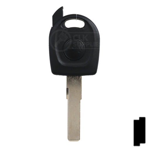 Uncut Chipless Key Blank | Audi, Volkswagen | HU66T5, HU66T6 Automotive Key JMA USA