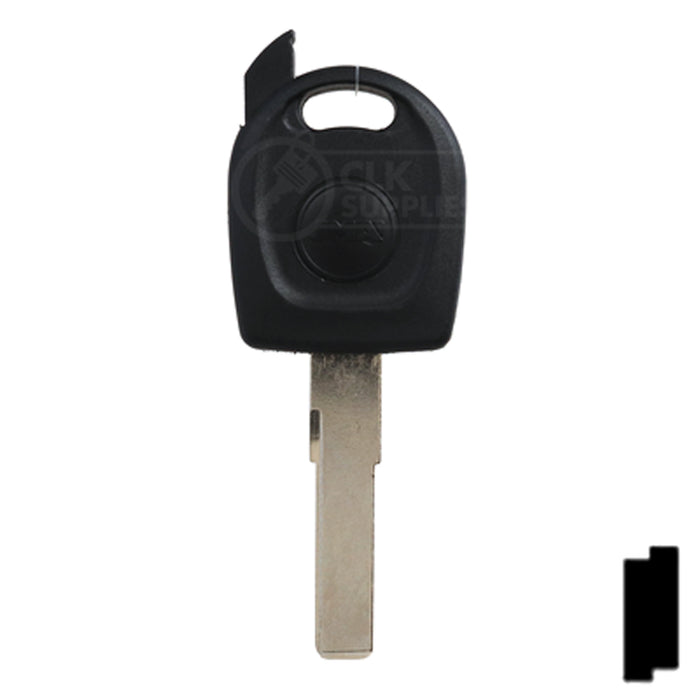 Uncut Chipless Key Blank | Audi, Volkswagen | HU66T5, HU66T6 Automotive Key JMA USA