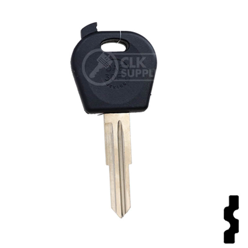 Uncut Chipless Key Blank | Daewoo | DW04RT5 Automotive Key JMA USA
