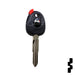 Uncut Chipless Key Blank | Hyundai | HYN7RT14, TP00HY-6D.P1 Automotive Key JMA USA