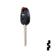 Uncut Chipless Key Blank | Hyundai | HYN7RT14, TP00HY-6D.P1 Automotive Key JMA USA