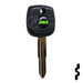 Uncut Cloneable Key | Daihatsu | TPX1DAI-1.P1 Automotive Key JMA USA