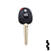 Uncut Cloneable Key | Hyundai | TPX1HY-4.P Automotive Key JMA USA