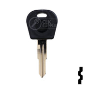 Uncut Cloneable Transponder Key Blank | Daewoo | DW04RT5 Automotive Key Keyline USA