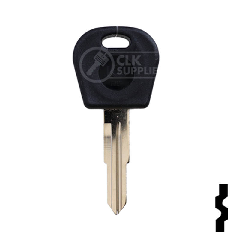 Uncut Cloneable Transponder Key Blank | Daewoo | DW04RT5 Automotive Key Keyline USA
