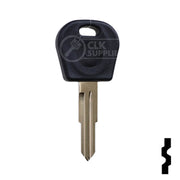 Uncut Cloneable Transponder Key Blank | Daewoo | DW04RT5 Automotive Key Keyline USA